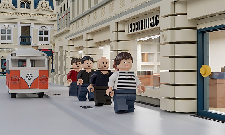 3D-Animation in Lego Look: Deltagram for Wohnzimmer Records